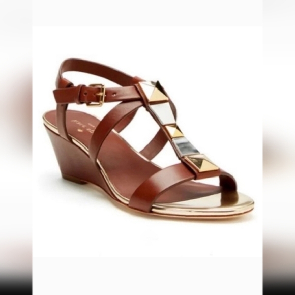 🌸‎ Kate Spade | Leather Strap Sandals, size 8 - Picture 1 of 10